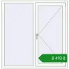 Ціноутворення Вікна 1350x1400 мм REHAU Euro 60 Білий (RAL 9016) з двох сторін. Ціна: ₴8,492.91
