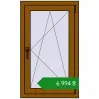 Ціноутворення Вікна 600x1000 мм REHAU Euro 60 GOLDEN OAK з двох сторін. Ціна: ₴6,993.76