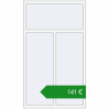 Ціноутворення Вікна 1120x1920 мм REHAU Euro 60. Ціна: €141.23