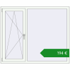 Ціноутворення Вікна 1550x1280 мм REHAU Euro 60. Ціна: €194.40