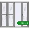 Ціноутворення Вікна 2000x1800 мм Altest Pony 375 RAL 9007 Grey aluminium з двох сторін. Ціна: ₴42,043.53
