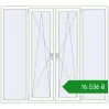 Ціноутворення Вікна 2000x1800 мм REHAU Euro 60 Білий (RAL 9016) з двох сторін. Ціна: ₴16,535.72