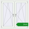 Ціноутворення Вікна 1160x1200 мм REHAU Euro 60 Білий (RAL 9016) з двох сторін. Ціна: €216.09