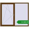Ціноутворення Вікна 1800x1500 мм REHAU Euro 60 WALNUT з двох сторін. Ціна: ₴14,080.34