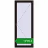 Ціноутворення Вікна 880x2200 мм REHAU Euro 70 BLACK_BROWN з двох сторін. Ціна: ₴13,916.68