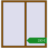 Ціноутворення Вікна 1350x1400 мм REHAU Euro 70. Ціна: €230.19
