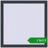 Ціноутворення Вікна 800x800 мм REHAU Euro 70 ANTHRACITE_GREY_STRUKTURAL з двох сторін. Ціна: ₴3,859.77