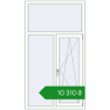 Ціноутворення Вікна 1000x1800 мм REHAU Brillant-Design Білий (RAL 9016) з двох сторін. Ціна: ₴10,309.57