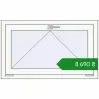 Ціноутворення Вікна 960x580 мм REHAU Brillant-Design ANTHRACITE_GREY_STRUKTURAL ззовні. Ціна: ₴8,689.81