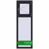 Ціноутворення Вікна 500x1500 мм REHAU Euro 70 BLACK_ULTI-MATT з двох сторін. Ціна: ₴9,311.65