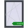 Ціноутворення Вікна 1086x1547 мм REHAU Euro 60 ANTHRACITE_GREY_STRUKTURAL з двох сторін. Ціна: ₴13,642.96