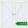 Ціноутворення Вікна 1450x1500 мм REHAU Brillant-Design Білий (RAL 9016) з двох сторін. Ціна: ₴14,957.15