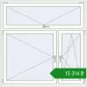 Ціноутворення Вікна 1500x1500 мм REHAU Euro 60 Білий (RAL 9016) з двох сторін. Ціна: ₴15,314.22
