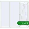 Ціноутворення Вікна 2230x2020 мм REHAU Euro 60 Білий (RAL 9016) з двох сторін. Ціна: ₴15,633.14