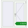 Ціноутворення Вікна 1000x1080 мм REHAU Euro 60 Білий (RAL 9016) з двох сторін. Ціна: ₴6,062.86