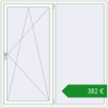 Ціноутворення Вікна 1700x1700 мм REHAU Brillant-Design. Ціна: €382.34