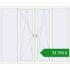 Ціноутворення Вікна 2450x2010 мм REHAU Euro 70 Білий (RAL 9016) з двох сторін. Ціна: ₴33,397.87