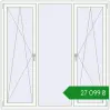 Ціноутворення Вікна 1800x1800 мм REHAU Euro 70 BLACK_BROWN ззовні. Ціна: ₴27,099.11