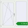 Ціноутворення Вікна 1200x1200 мм REHAU Euro 70 Білий (RAL 9016) з двох сторін. Ціна: ₴11,296.40
