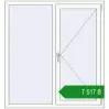 Ціноутворення Вікна 1300x1400 мм REHAU Euro 60 Білий (RAL 9016) з двох сторін. Ціна: ₴7,516.80