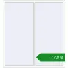 Ціноутворення Вікна 1750x1900 мм REHAU Euro 60 Білий (RAL 9016) з двох сторін. Ціна: ₴7,720.65