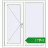 Ціноутворення Вікна 1000x1100 мм REHAU Euro 60 Білий (RAL 9016) з двох сторін. Ціна: ₴5,729.27