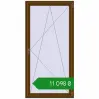 Ціноутворення Вікна 1000x2000 мм REHAU Euro 60 WALNUT з двох сторін. Ціна: ₴11,097.75