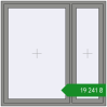Ціноутворення Вікна 1500x1500 мм Altest Pony 375 RAL 9007 Grey aluminium з двох сторін. Ціна: ₴19,240.78