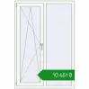 Ціноутворення Вікна 1100x1600 мм REHAU Euro 70 Білий (RAL 9016) з двох сторін. Ціна: ₴10,651.43