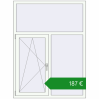 Ціноутворення Вікна 1250x1670 мм REHAU Euro 60. Ціна: €186.89