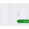 Ціноутворення Вікна 1800x1400 мм REHAU Euro 60. Ціна: €210.45