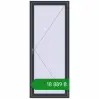 Ціноутворення Вікна 900x2200 мм REHAU SYNEGO MD ANTHRACITE_GREY_STRUKTURAL з двох сторін. Ціна: ₴18,888.50