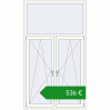 Ціноутворення Вікна 1250x2200 мм REHAU SYNEGO MD Білий (RAL 9016) з двох сторін. Ціна: €536.08