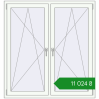 Ціноутворення Вікна 1340x1430 мм REHAU Euro 70 Білий (RAL 9016) з двох сторін. Ціна: ₴11,023.50