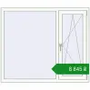 Ціноутворення Вікна 1400x1180 мм REHAU Euro 60 ANTHRACITE_GREY_STRUKTURAL ззовні. Ціна: ₴8,845.49