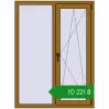 Ціноутворення Вікна 1080x1460 мм REHAU Euro 60 LIGHT_OAK з двох сторін. Ціна: ₴10,220.64