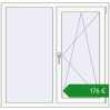 Ціноутворення Вікна 1180x1140 мм REHAU Euro 70 Білий (RAL 9016) з двох сторін. Ціна: €175.62