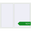 Ціноутворення Вікна 1800x1500 мм REHAU Euro 60. Ціна: €141.89