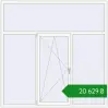 Ціноутворення Вікна 2200x2200 мм REHAU Euro 70 Білий (RAL 9016) з двох сторін. Ціна: ₴20,629.20