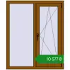 Ціноутворення Вікна 1000x1200 мм REHAU Euro 60 GOLDEN OAK з двох сторін. Ціна: ₴10,577.25