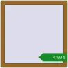 Ціноутворення Вікна 800x800 мм REHAU Brillant-Design LIGHT_OAK з двох сторін. Ціна: ₴4,133.38