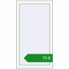 Ціноутворення Вікна 600x1115 мм REHAU Brillant-Design. Ціна: €78.53