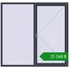 Ціноутворення Вікна 1900x1800 мм REHAU Euro 70 ANTHRACITE_GREY_STRUKTURAL з двох сторін. Ціна: ₴21,068.06