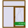Ціноутворення Вікна 1500x1800 мм REHAU Euro 60 GOLDEN OAK з двох сторін. Ціна: ₴19,246.11