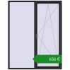 Ціноутворення Вікна 1800x2300 мм REHAU Euro 70. Ціна: €656.24