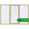 Ціноутворення Вікна 2300x1600 мм Altest Pony 375 RAL 1000 Green beige з двох сторін. Ціна: ₴22,834.67