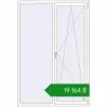 Ціноутворення Вікна 1500x2200 мм REHAU Euro 70 Білий (RAL 9016) з двох сторін. Ціна: ₴19,163.91
