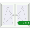 Ціноутворення Вікна 1200x1000 мм REHAU Euro 60 Білий (RAL 9016) з двох сторін. Ціна: ₴7,656.41