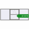 Ціноутворення Вікна 3000x1200 мм Altest Pony 375 RAL 9007 Grey aluminium з двох сторін. Ціна: ₴22,169.15