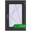 Ціноутворення Вікна 540x790 мм REHAU Euro 60 ANTHRACITE_GREY_GLATT з двох сторін. Ціна: ₴4,764.92